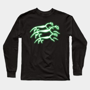 White Horses Long Sleeve T-Shirt